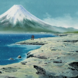 Digimon Mount Fuji lake